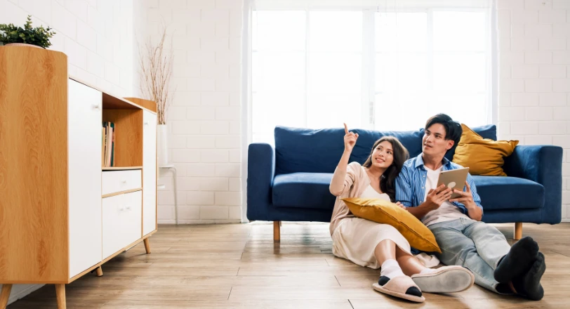 Happy Couple relaxing in a Suntrust Home